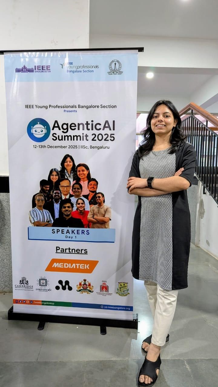 Ishika Gupta featured on the Day 1 Speakers banner